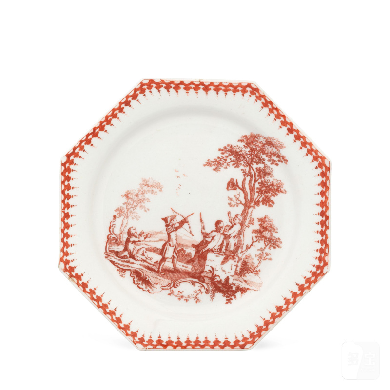 A good Bow plate, circa 1756-58